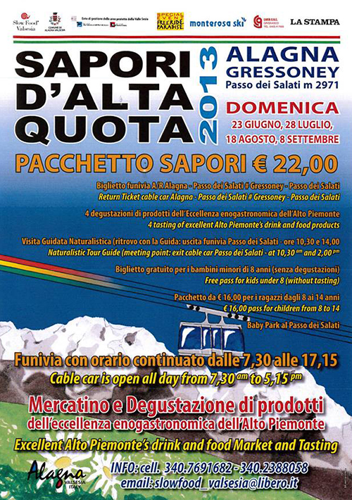 Sapori d'Alta Quota 2013