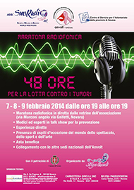 Novara, 7-8-9 Febbraio 2014: Maratona Radiofonica