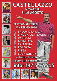 Castellazzo Novarese (NO), 10 Agosto 2014