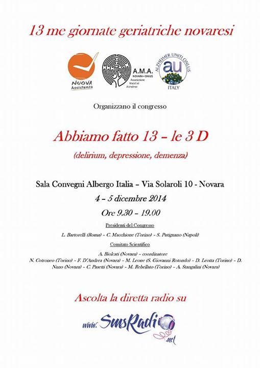 Convegno Alzheimer