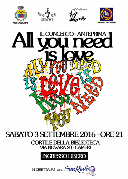 All you need is love Cameri