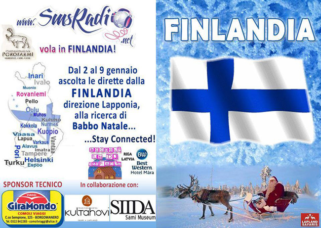 SmsRadio in viaggio in Finlandia
